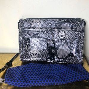 Rebecca Minkoff Python MAC Crossbody Bag.